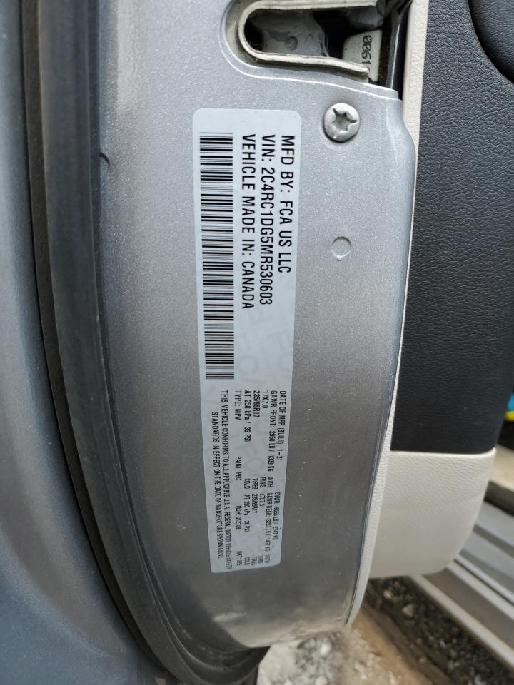 2021 Chrysler Voyager Lxi VIN: 2C4RC1DG5MR530603 Lot: 67635195