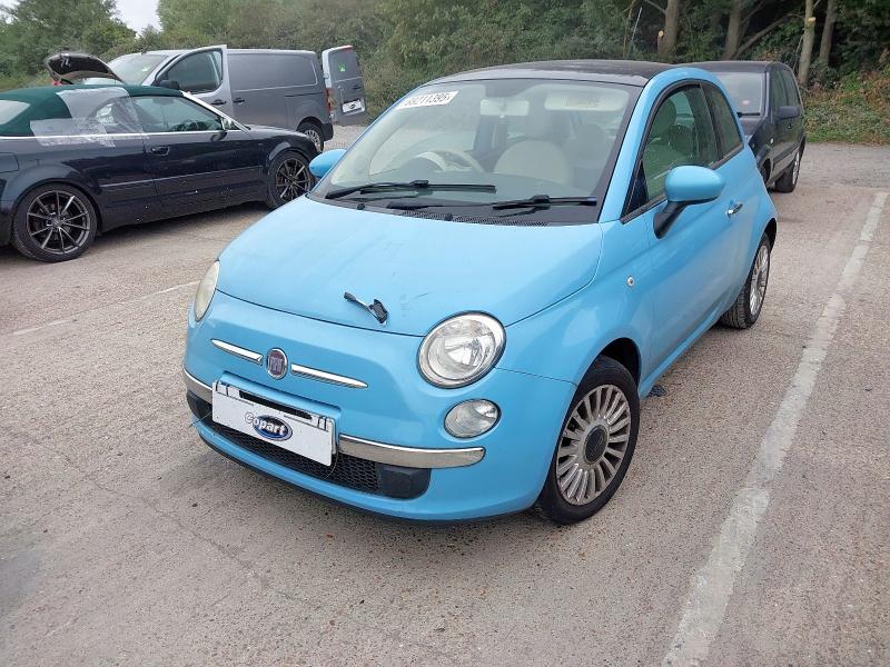 2012 FIAT 500 1.2 LOUNGE 3DR [START STOP] for sale at Copart SANDWICH