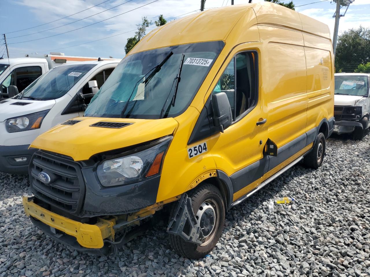 2020 Ford Transit T-250 yellow null gas 1FTBR1X89LKA56852 photo #1