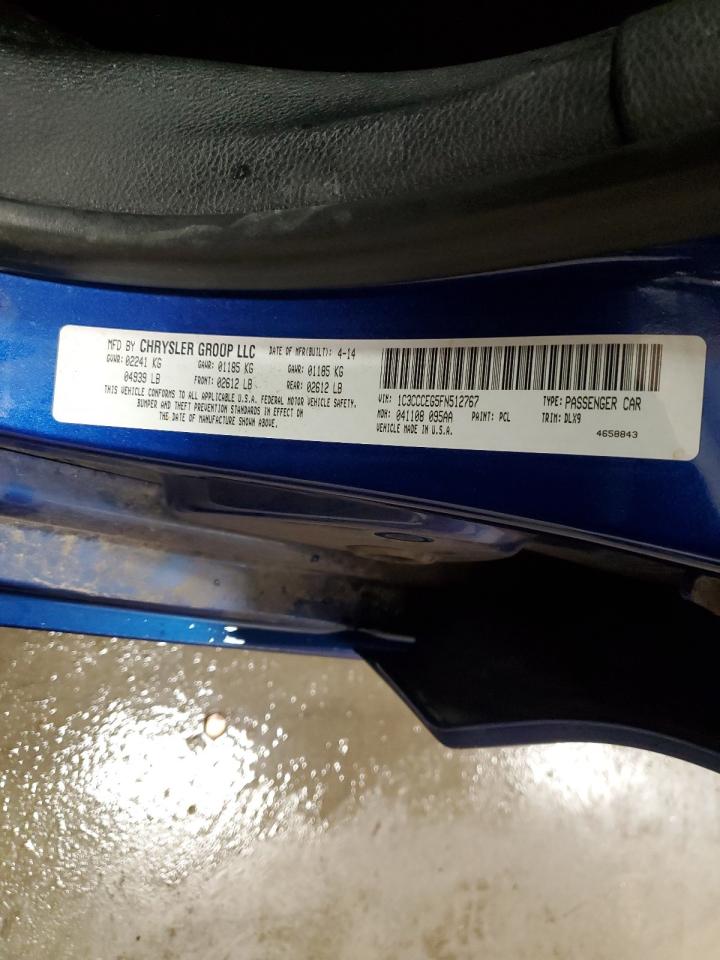 2015 Chrysler 200 C VIN: 1C3CCCEG5FN512767 Lot: 70175625