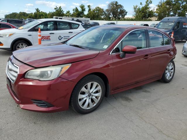 Sedans SUBARU LEGACY 2015 Czerwony