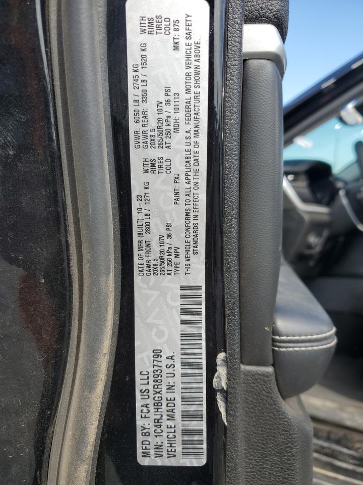 2024 Jeep Grand Cherokee Limited VIN: 1C4RJHBGXR8937790 Lot: 68745105