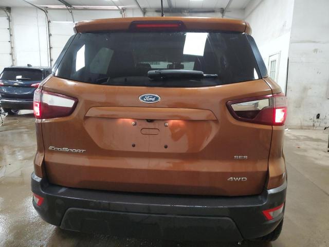  FORD ECOSPORT 2018 Оранжевый