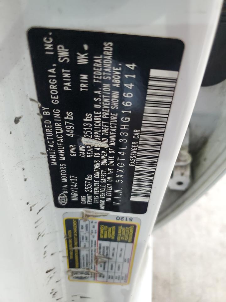 2017 Kia Optima Lx VIN: 5XXGT4L33HG166414 Lot: 69968245