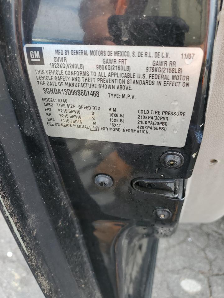 2008 Chevrolet Hhr Ls VIN: 3GNDA13D98S601468 Lot: 68642785