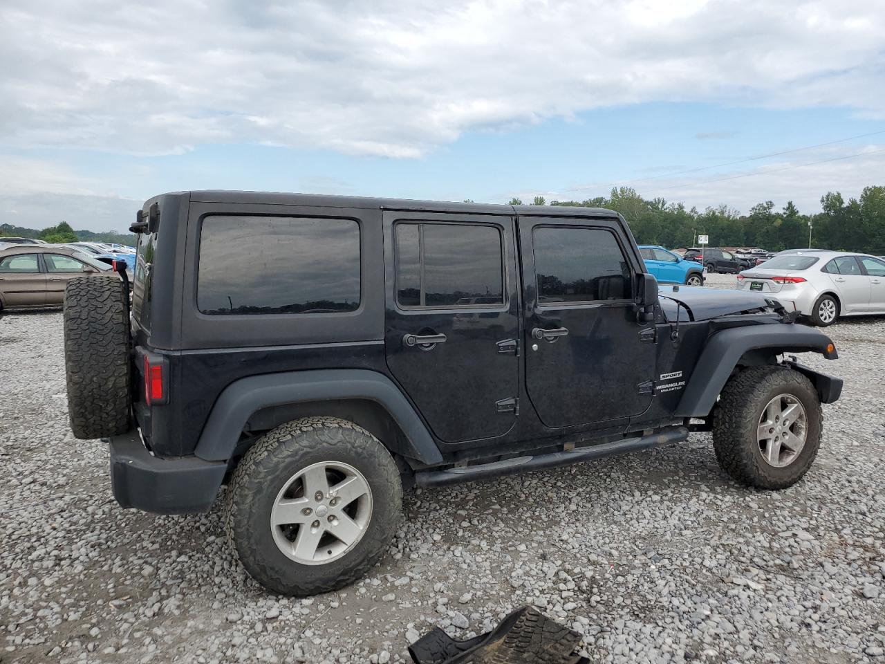 2017 Jeep Wrangler Unlimited Sport black suv flexible 1C4BJWDG2HL554750 photo #4