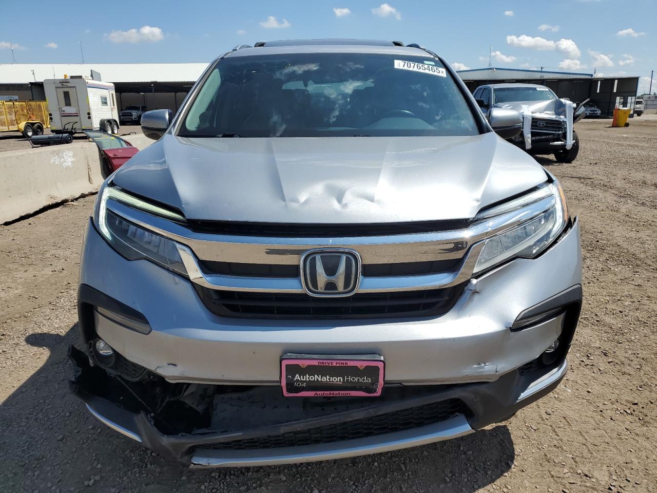 2019 Honda Pilot Touring VIN: 5FNYF6H94KB097070 Lot: 70765465