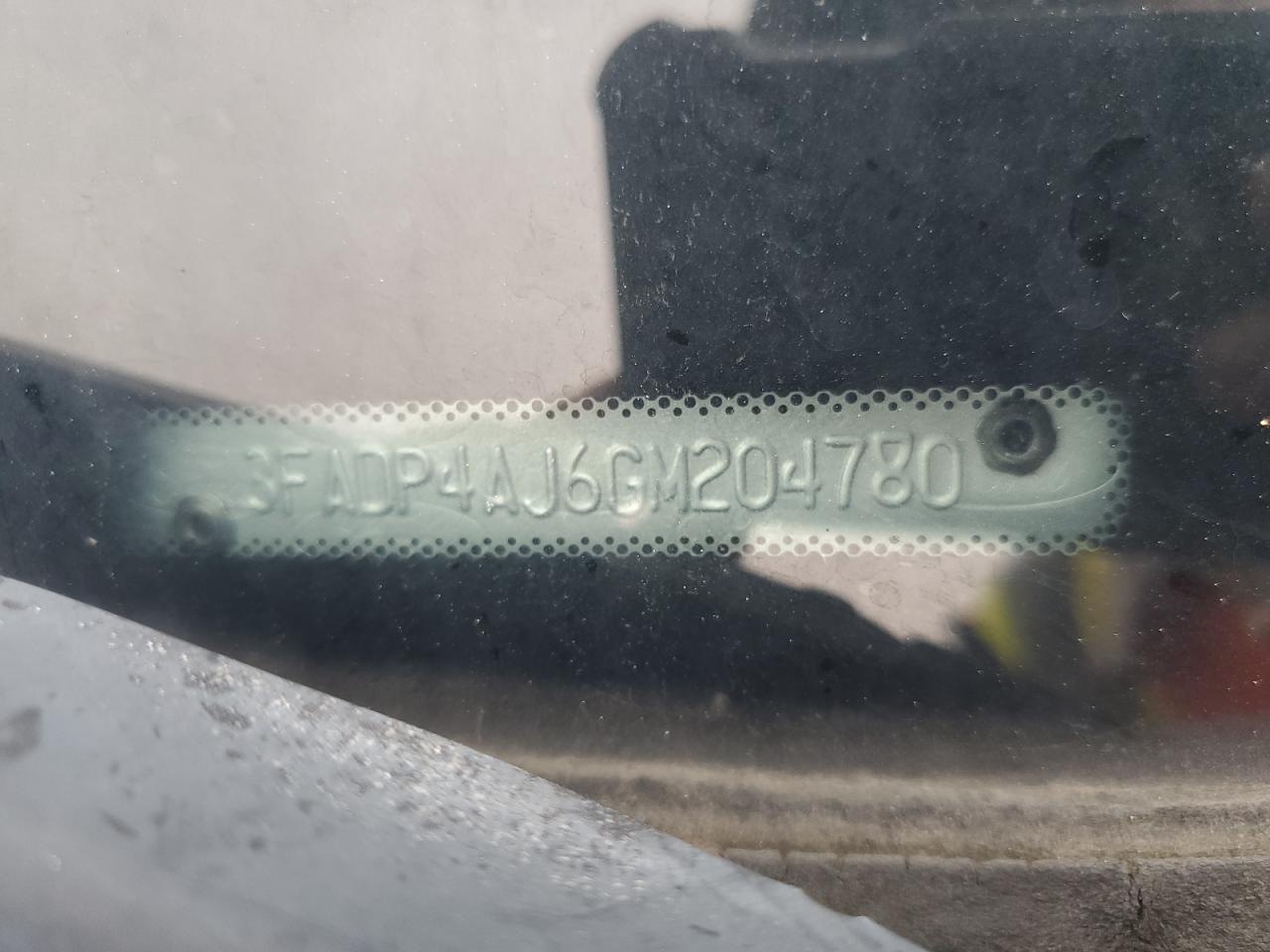 3FADP4AJ6GM204780 2016 Ford Fiesta S