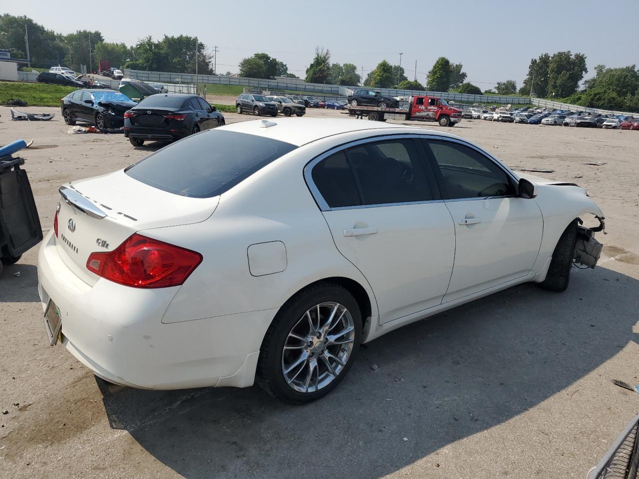2012 Infiniti G37 white null gas JN1CV6AR3CM675775 photo #4