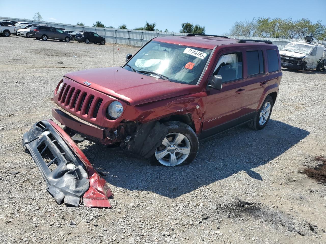 2015 Jeep Patriot Latitude brown null gas 1C4NJPFB2FD240558 photo #1