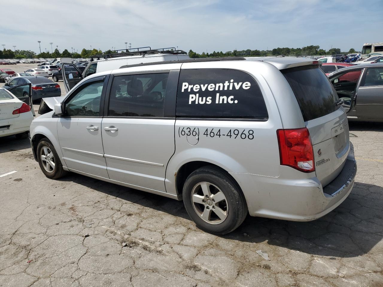 2012 Dodge Grand Caravan Sxt silver van flexible 2C4RDGCG9CR178979 photo #3