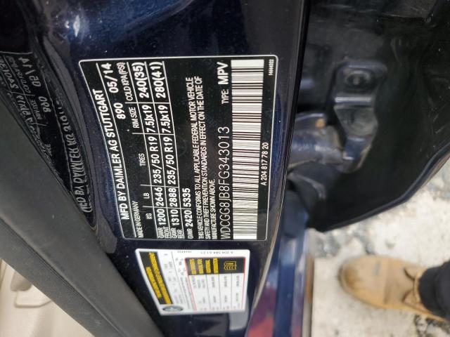 2015 MERCEDES-BENZ GLK 350 4MATIC  