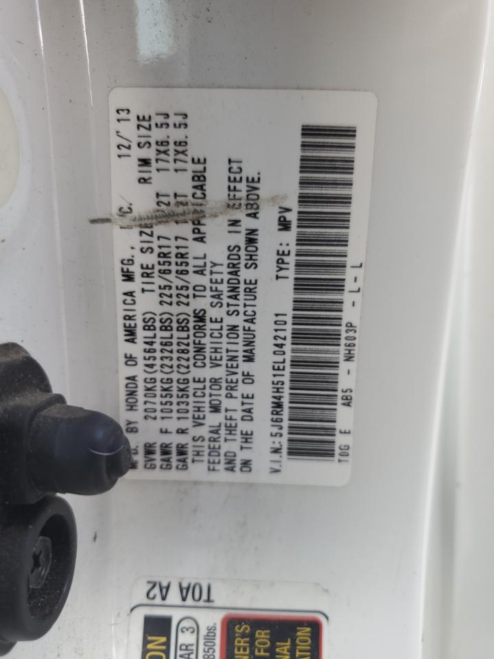 2014 Honda Cr-V Ex VIN: 5J6RM4H51EL042101 Lot: 68754895