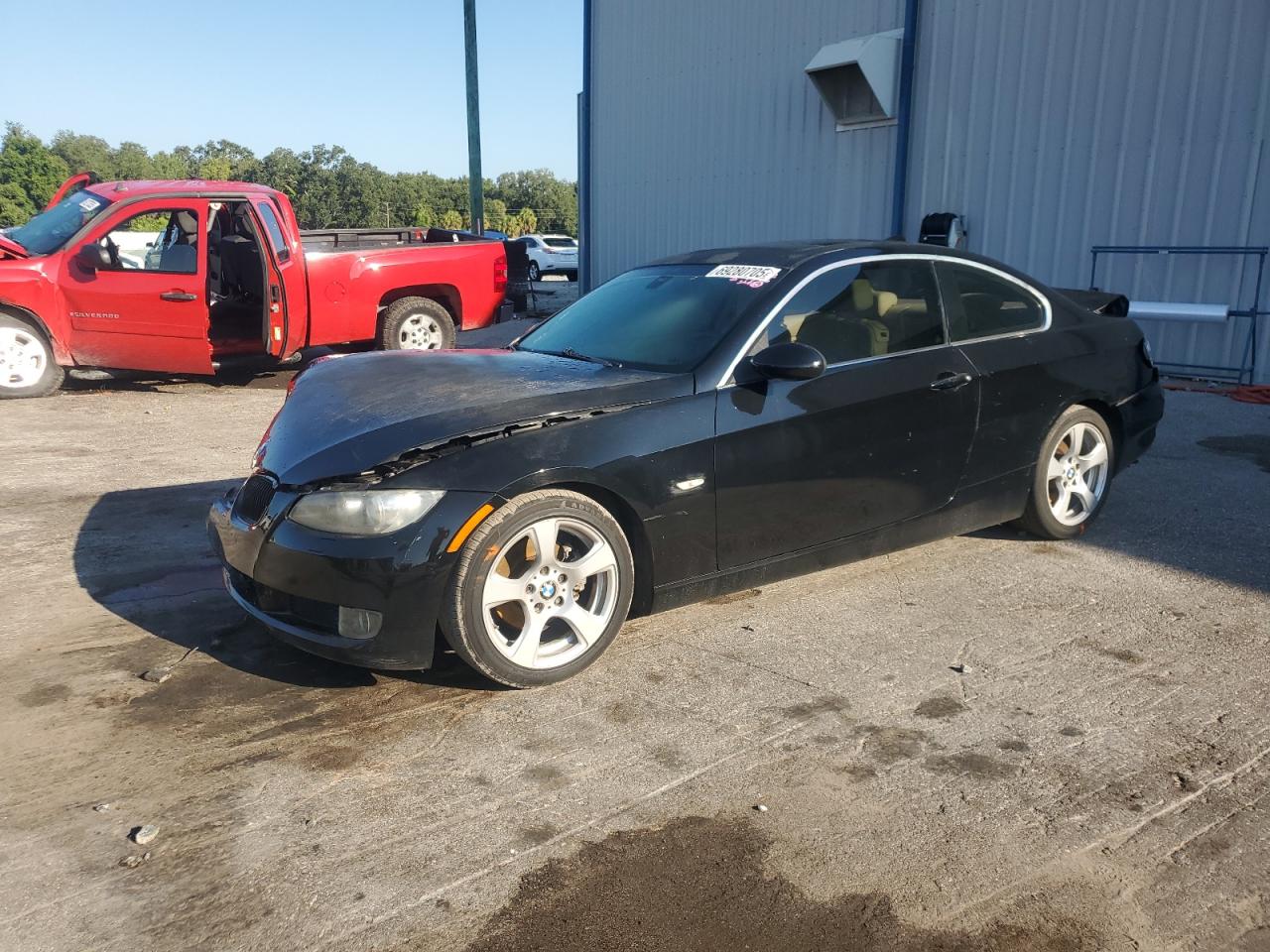 2007 BMW 328 I black null gas WBAWB33537PV70358 photo #1