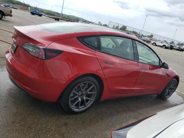  TESLA MODEL 3 2022 Czerwony