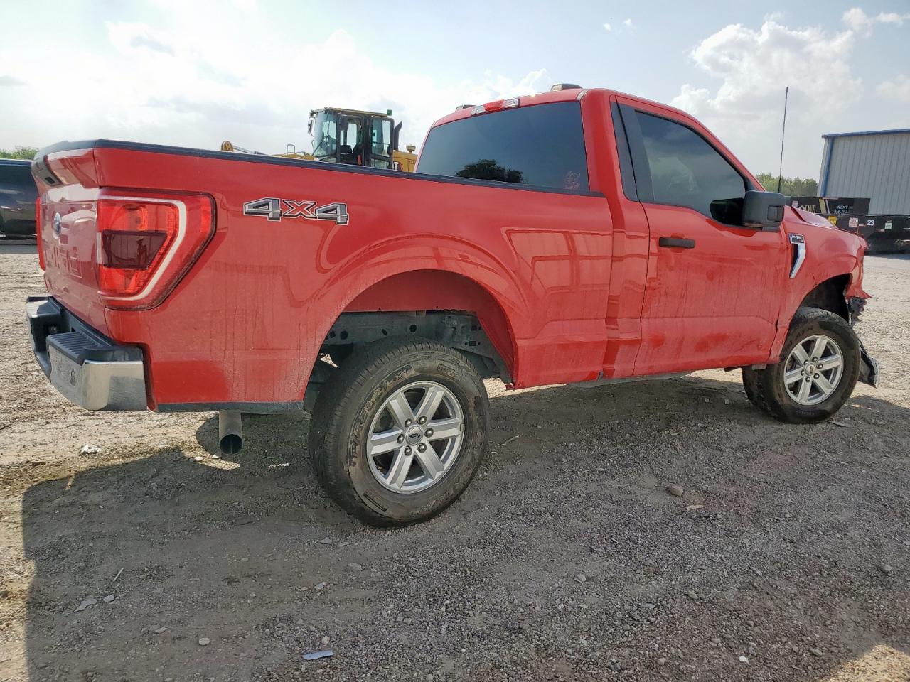 2022 Ford F150 red null gas 1FTMF1E51NKE50858 photo #4