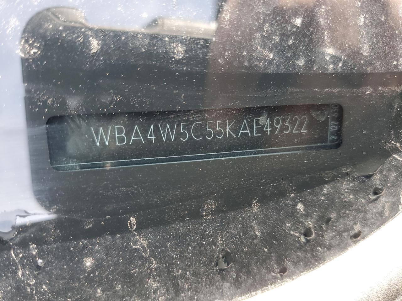 2019 BMW 430Xi VIN: WBA4W5C55KAE49322 Lot: 68809405