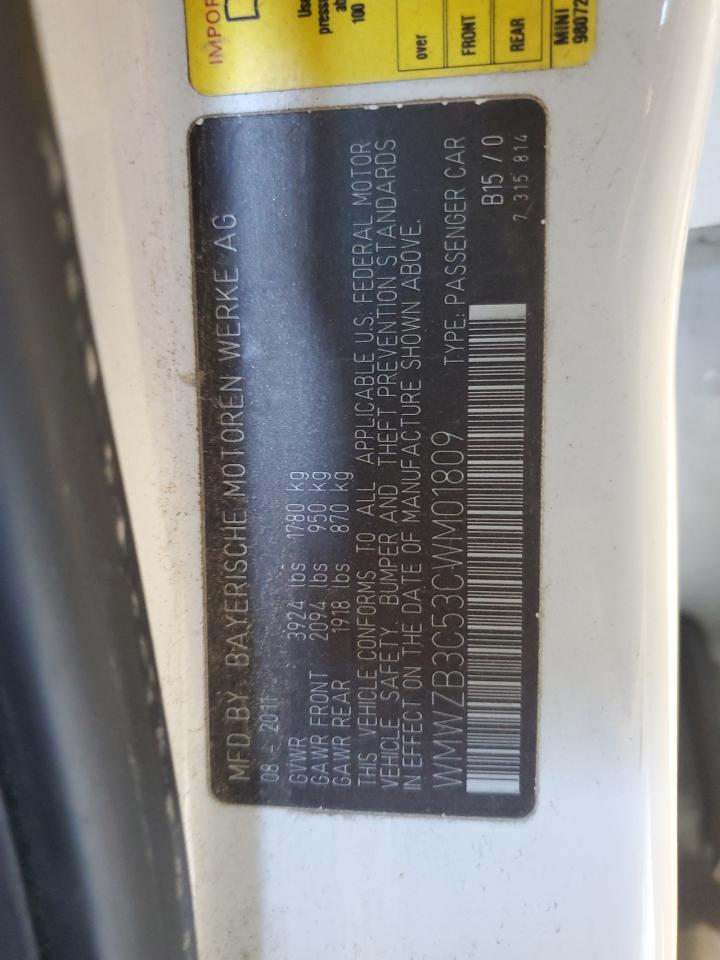 2012 Mini Cooper Countryman VIN: WMWZB3C53CWM01809 Lot: 68907175