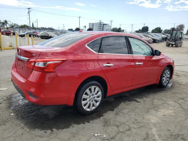 NISSAN SENTRA 2017 Красный