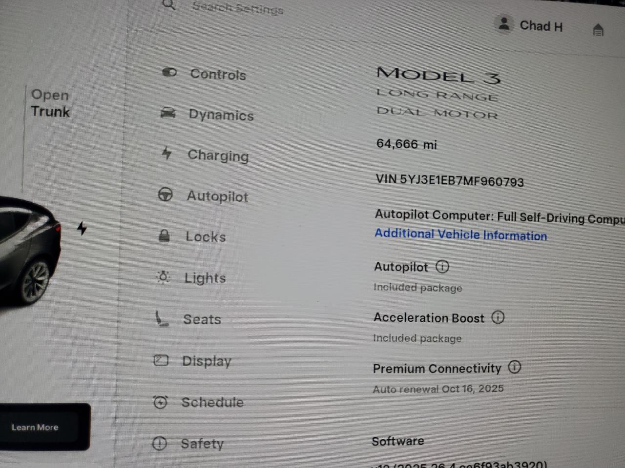 2021 Tesla Model 3 VIN: 5YJ3E1EB7MF960793 Lot: 70013075