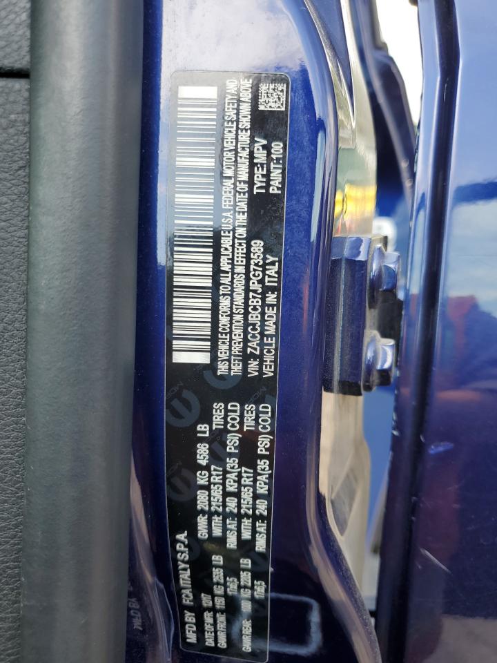 2018 Jeep Renegade Trailhawk VIN: ZACCJBCB7JPG73589 Lot: 70105195