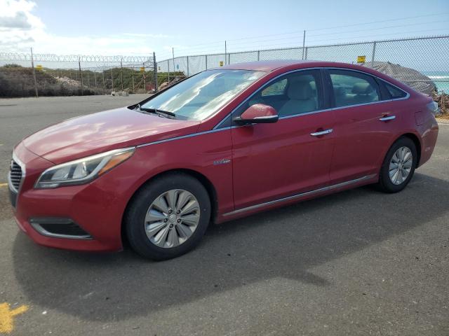  HYUNDAI SONATA 2016 Красный