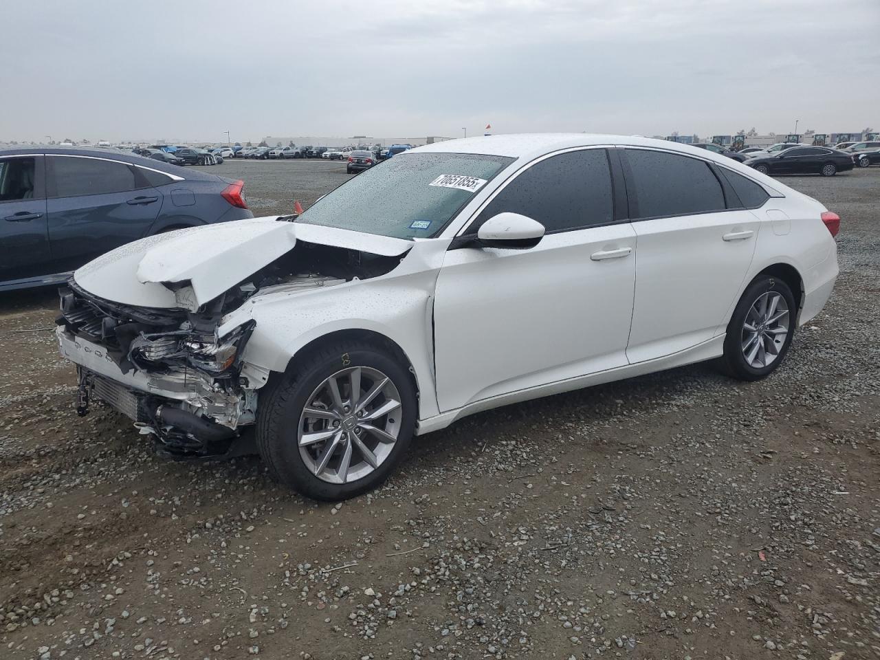 2022 HONDA ACCORD WHITE VIN: 1HGCV1F15NA061903