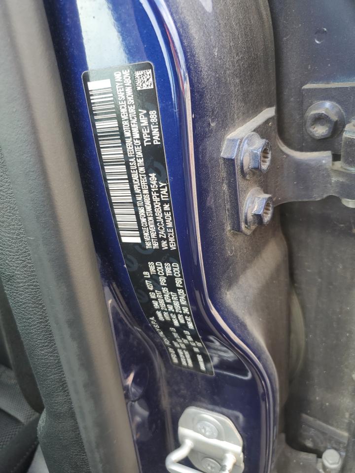 2017 Jeep Renegade Latitude VIN: ZACCJABBXHPF15494 Lot: 69123255