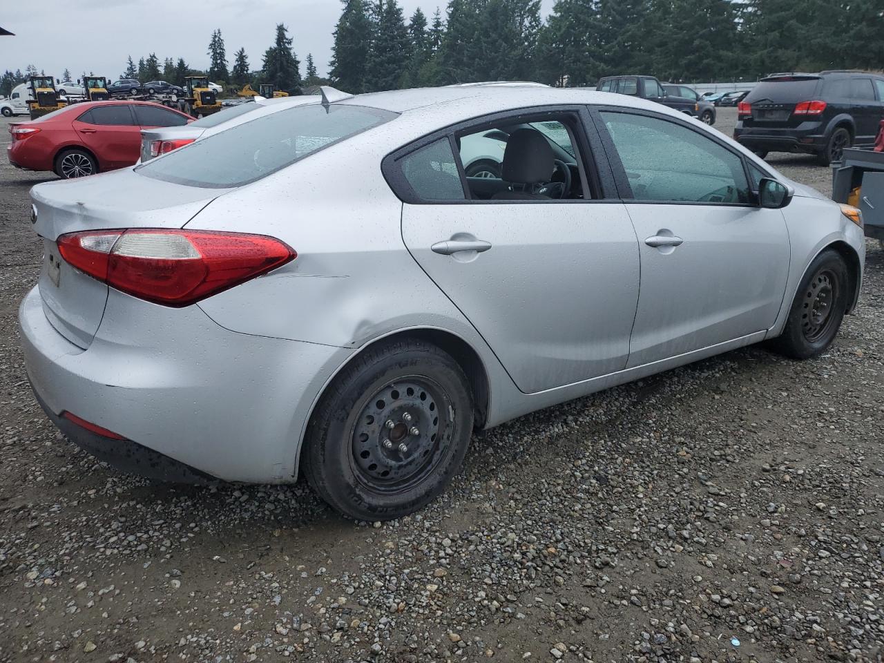 2016 Kia Forte Lx silver null gas KNAFK4A66G5503282 photo #4