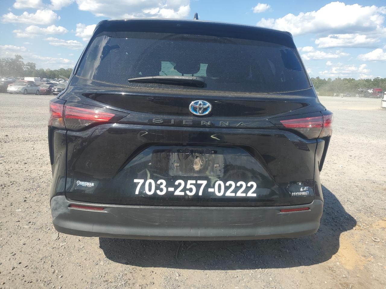 2022 Toyota Sienna Le VIN: 5TDKRKEC5NS111905 Lot: 70765145