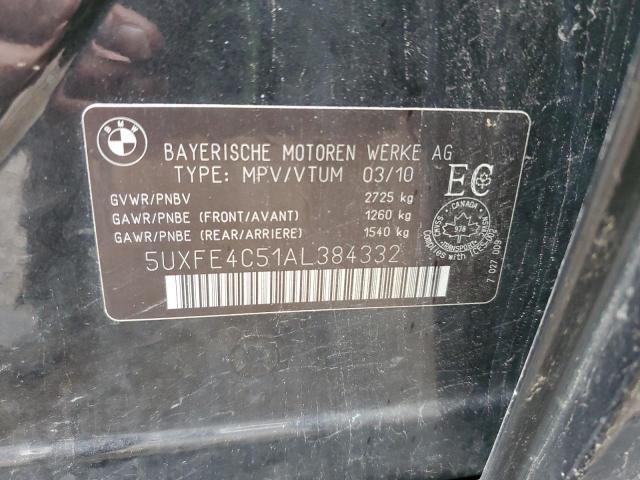 2010 BMW X5 XDRIVE30I  