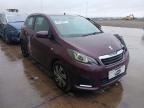 2015 PEUGEOT 108 ACTIVE for sale at Copart PETERLEE