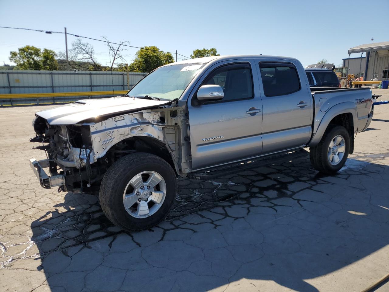 2015 Toyota Tacoma Double Cab silver null gas 3TMLU4EN1FM178647 photo #1