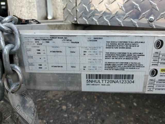 2022 FOREST RIVER LIGHTNING LTF718TA2 ENCLOSED CARGO TRAILER