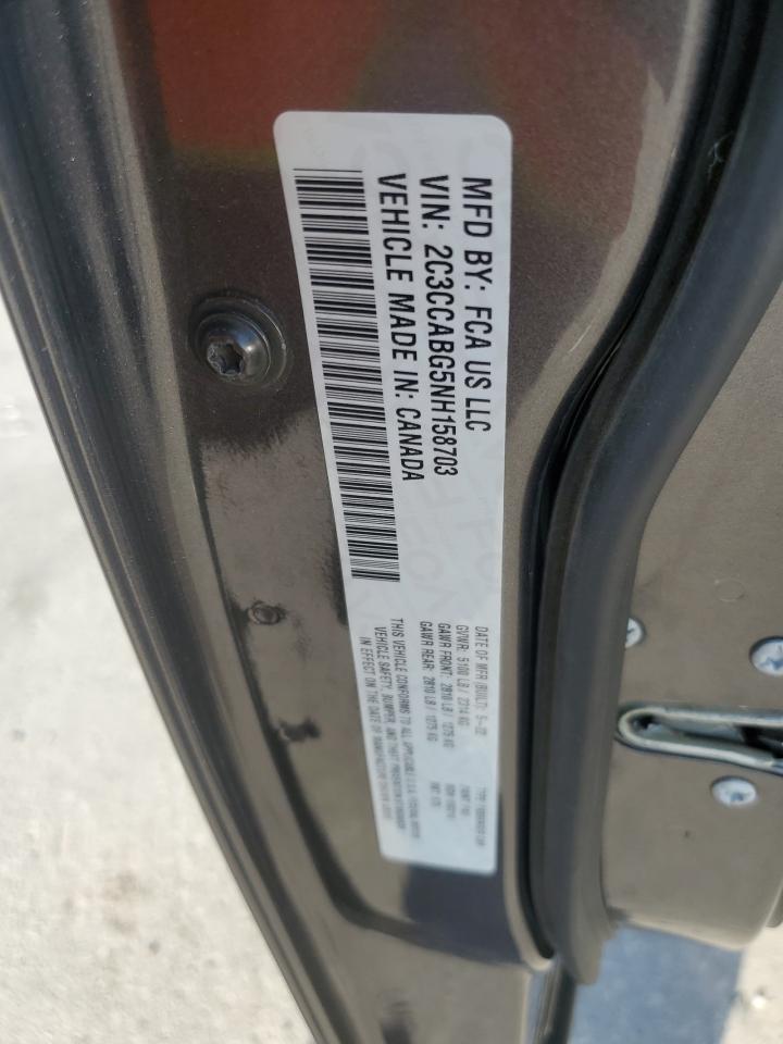 2022 Chrysler 300 S VIN: 2C3CCABG5NH158703 Lot: 68773245