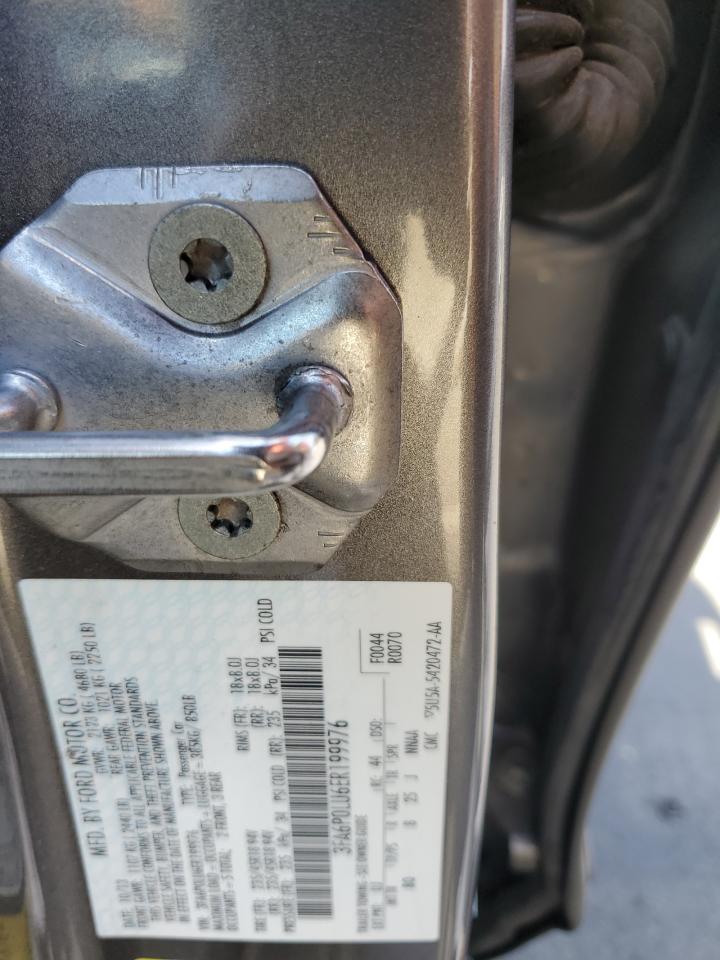 2014 Ford Fusion Se Hybrid VIN: 3FA6P0LU6ER199976 Lot: 89490985