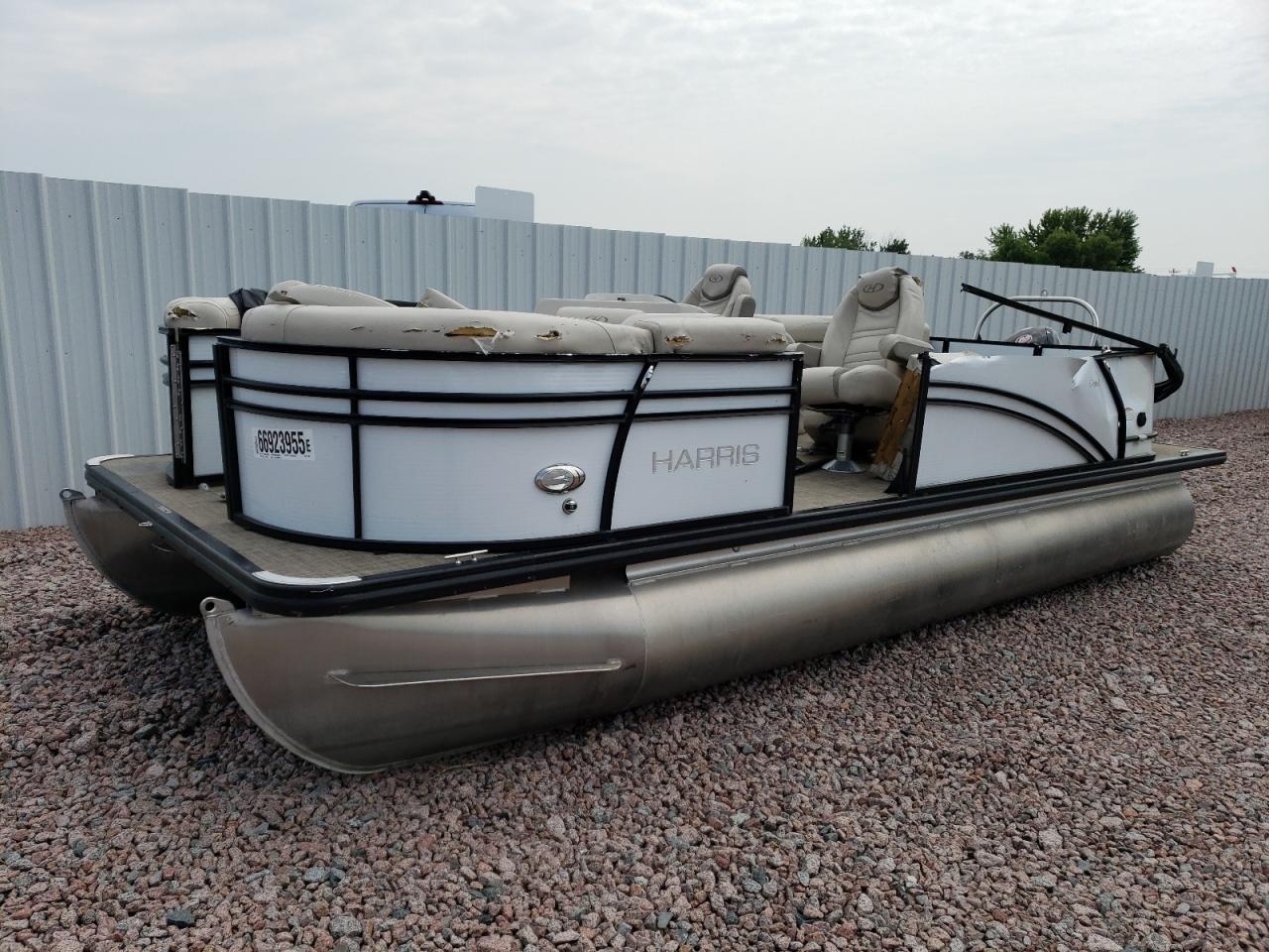 2018 Harris Boat - Boats Pontoon Boat white null null HAMP3514A818 photo #3