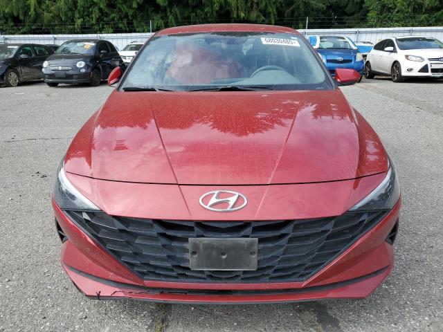  HYUNDAI ELANTRA 2021 Красный
