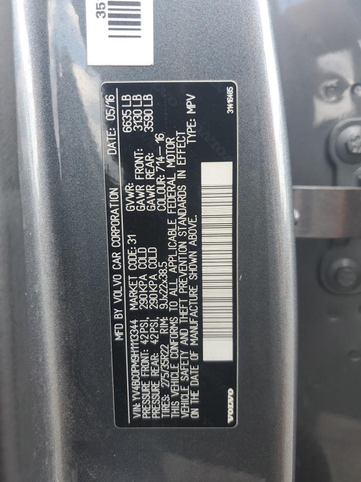 2017 Volvo Xc90 T8 VIN: YV4BC0PM9H1113344 Lot: 68746945