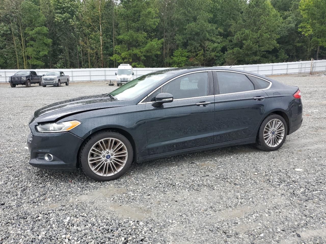 2014 Ford Fusion Se black null gas 3FA6P0H98ER190023 photo #1
