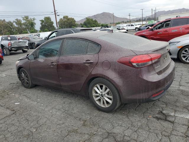  KIA FORTE 2017 Burgundy