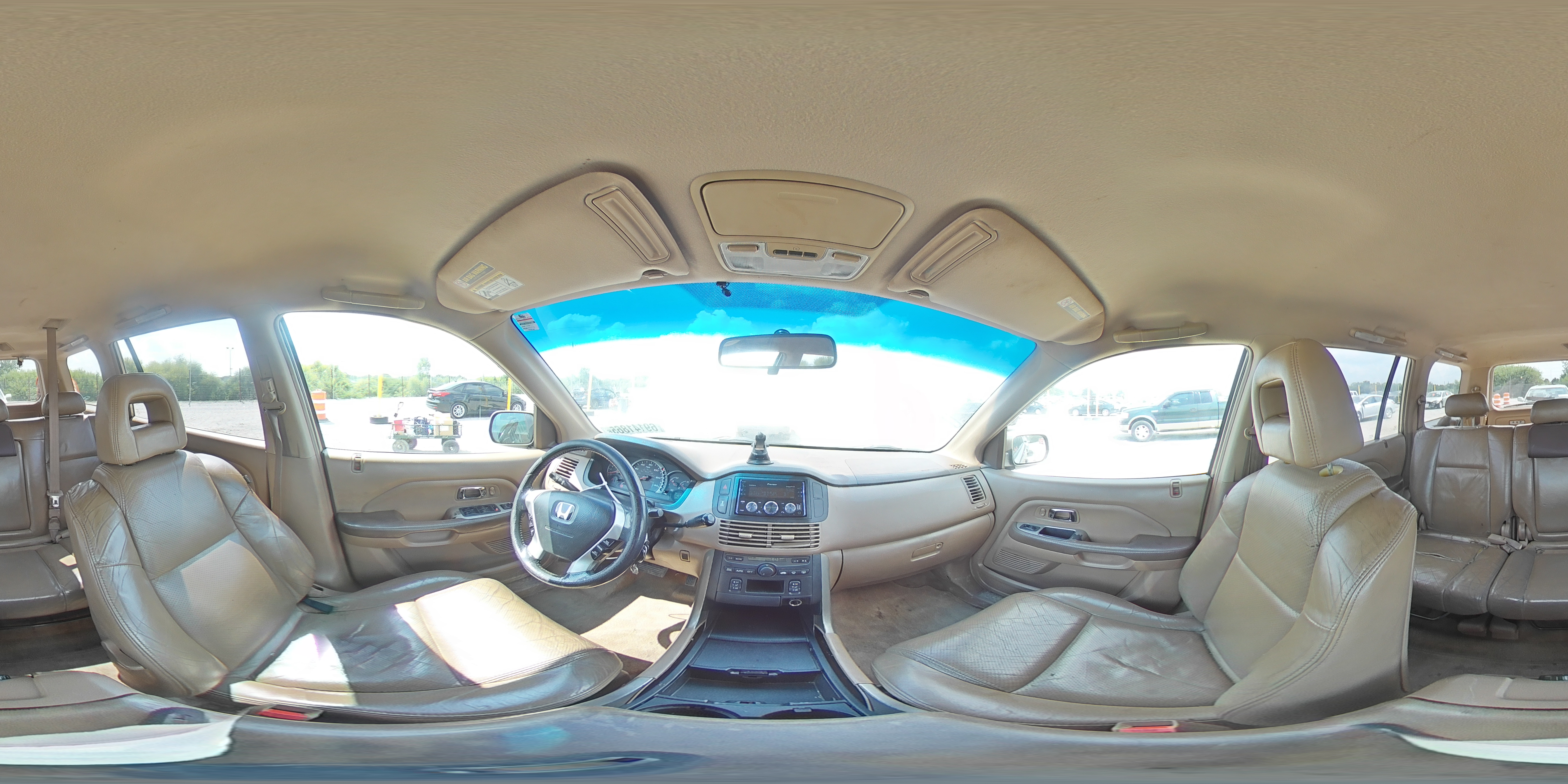 2004 Honda Pilot Exl VIN: 2HKYF18554H586520 Lot: 69141865