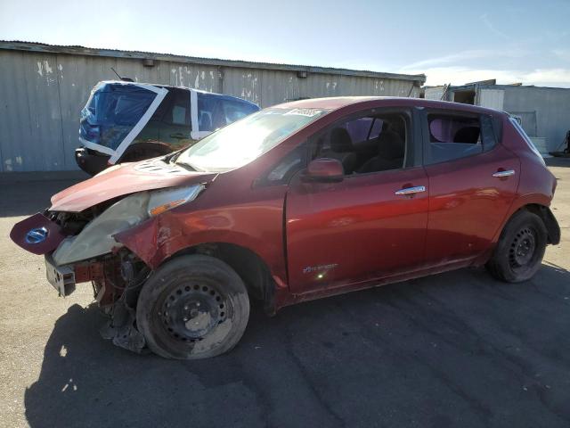 Hatchbacks NISSAN LEAF 2013 Red