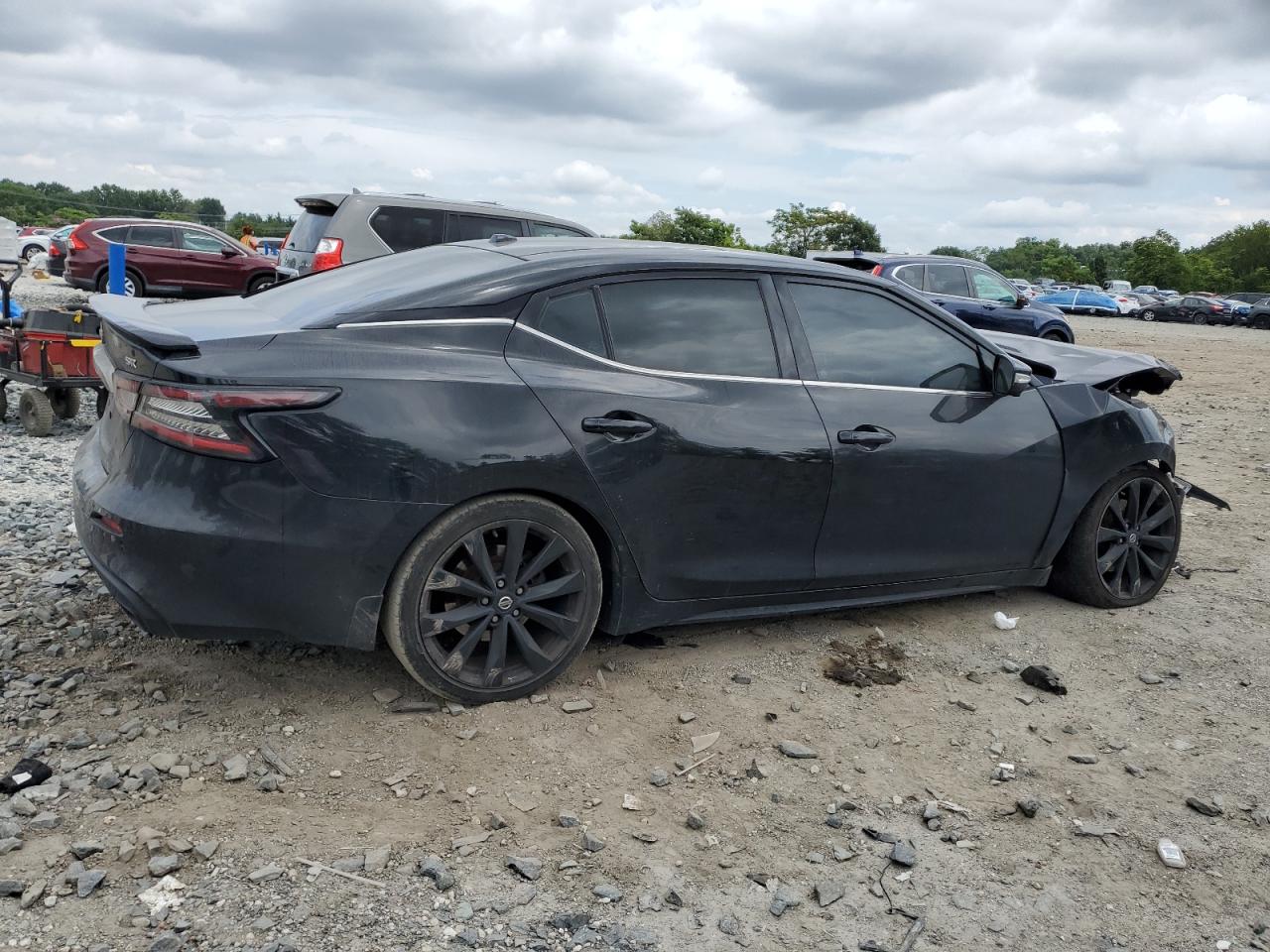2019 Nissan Maxima S black null gas 1N4AA6AVXKC374993 photo #4