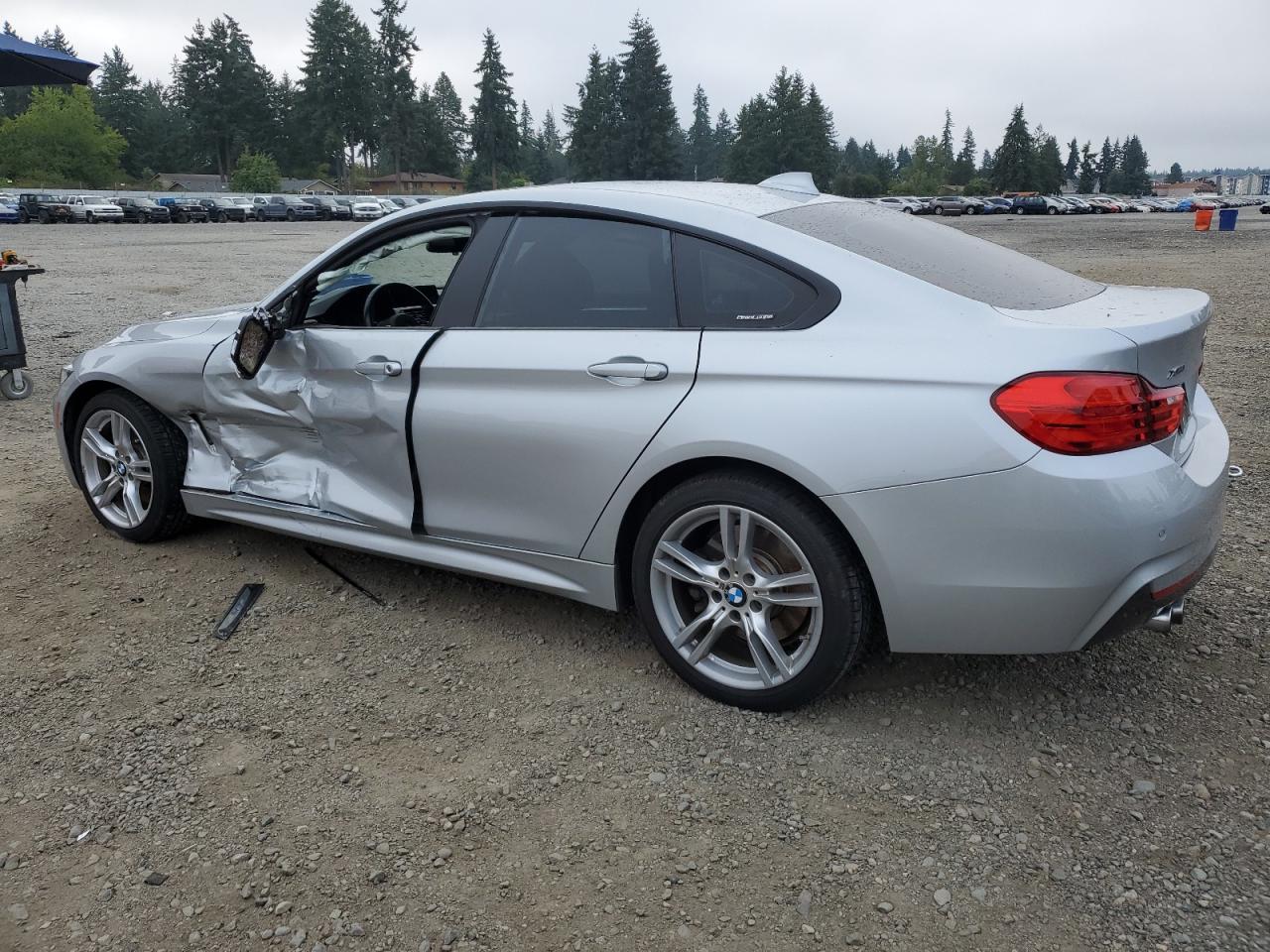 2016 BMW 428 Xi Gran Coupe Sulev silver null gas WBA4C9C50GG139676 photo #3