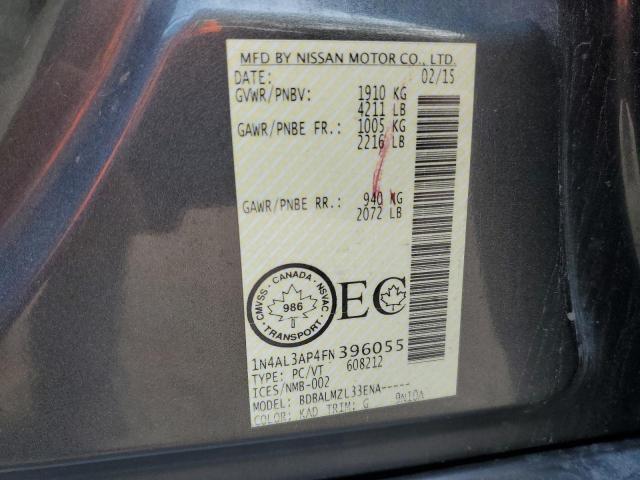 2015 NISSAN ALTIMA 2.5  