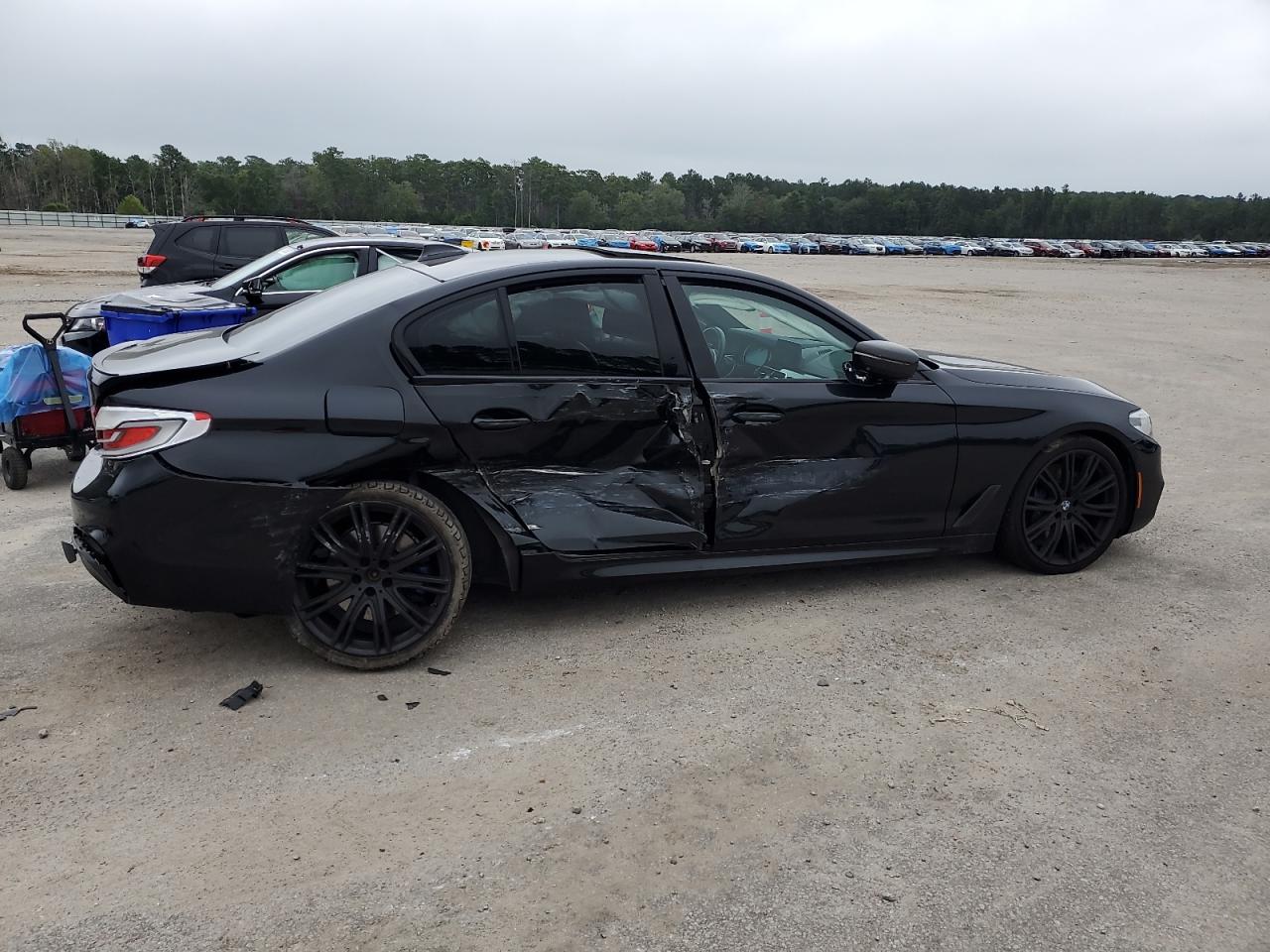 2018 BMW M550Xi black null gas WBAJB9C50JB036218 photo #4