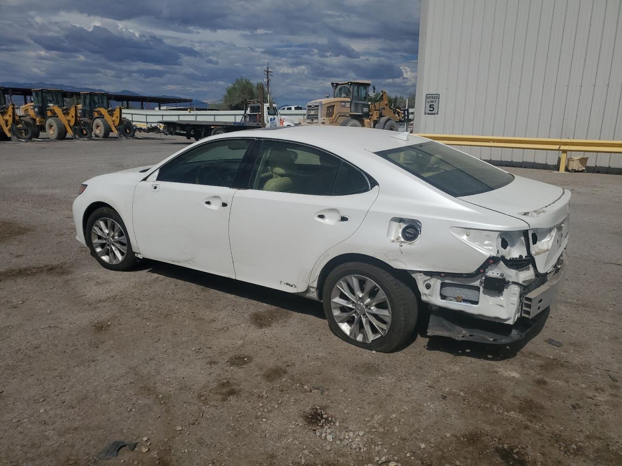 2013 Lexus Es 300H white null hybrid JTHBW1GG4D2026173 photo #3