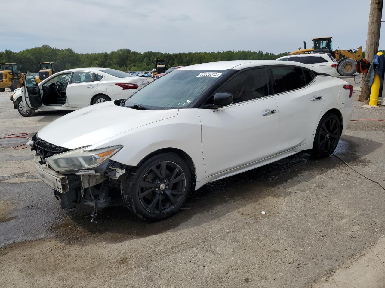 2016 Nissan Maxima 3.5S white null gas 1N4AA6AP5GC380287 photo #1