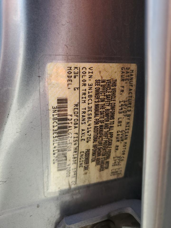 2008 Nissan Versa S VIN: 3N1BC13E58L416706 Lot: 69256015